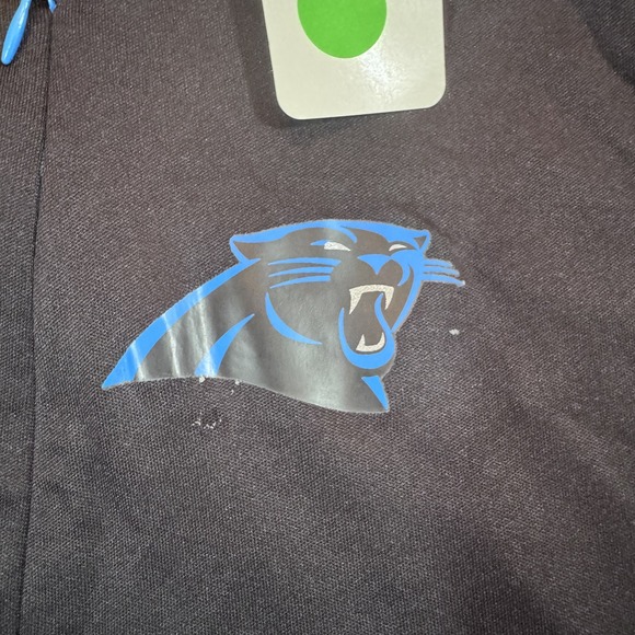 Carolina Panthers Shirt Mens XL NFL Football Team Apparel Pullover Panthers Blue - Picture 2 of 12